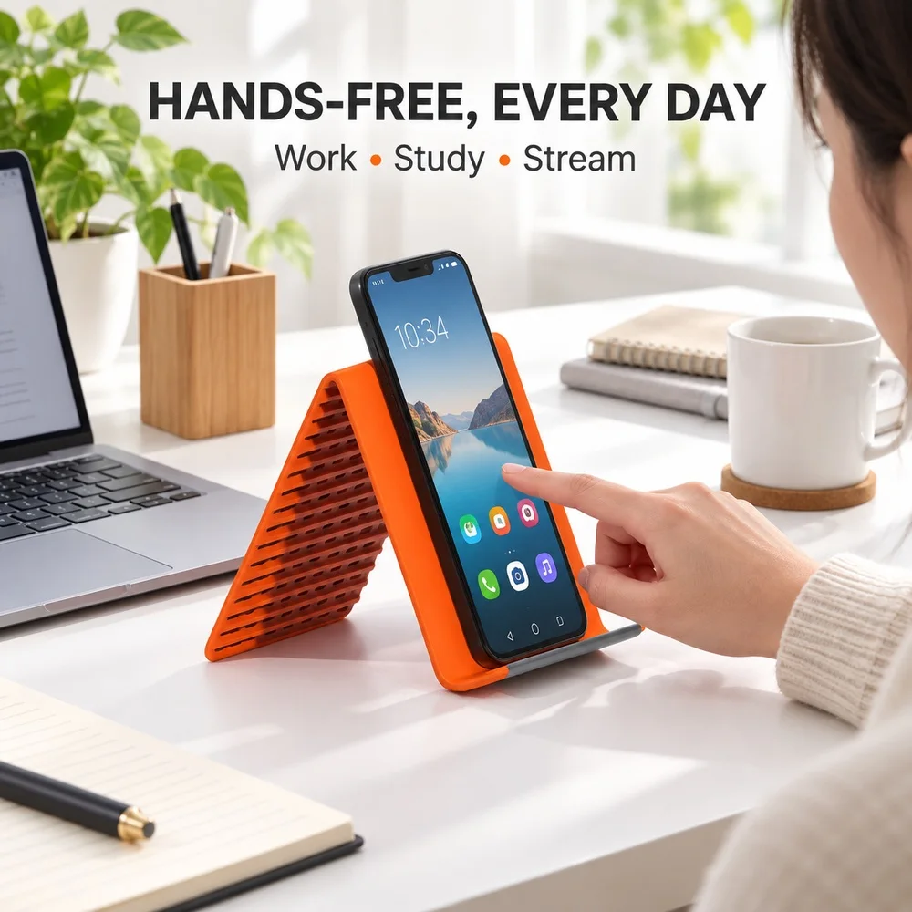 Laptop Stand - Biegsamer Silikon-Handyständer für Tablet und Laptop,