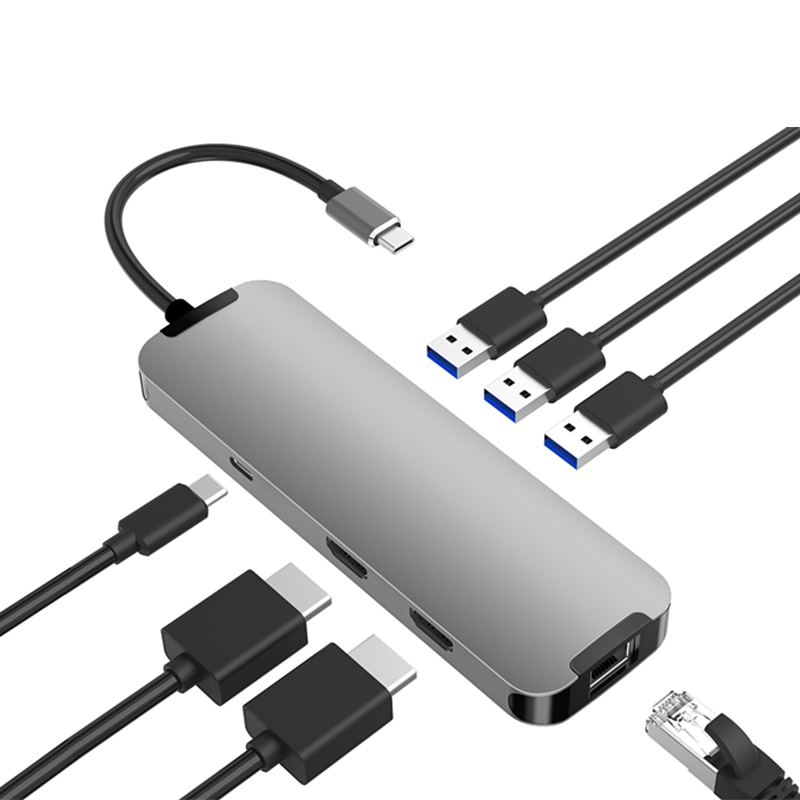 Usb C Hub - OEM Multifunktions-Kompatibler Hub-Adapter USB Typ-C Hub