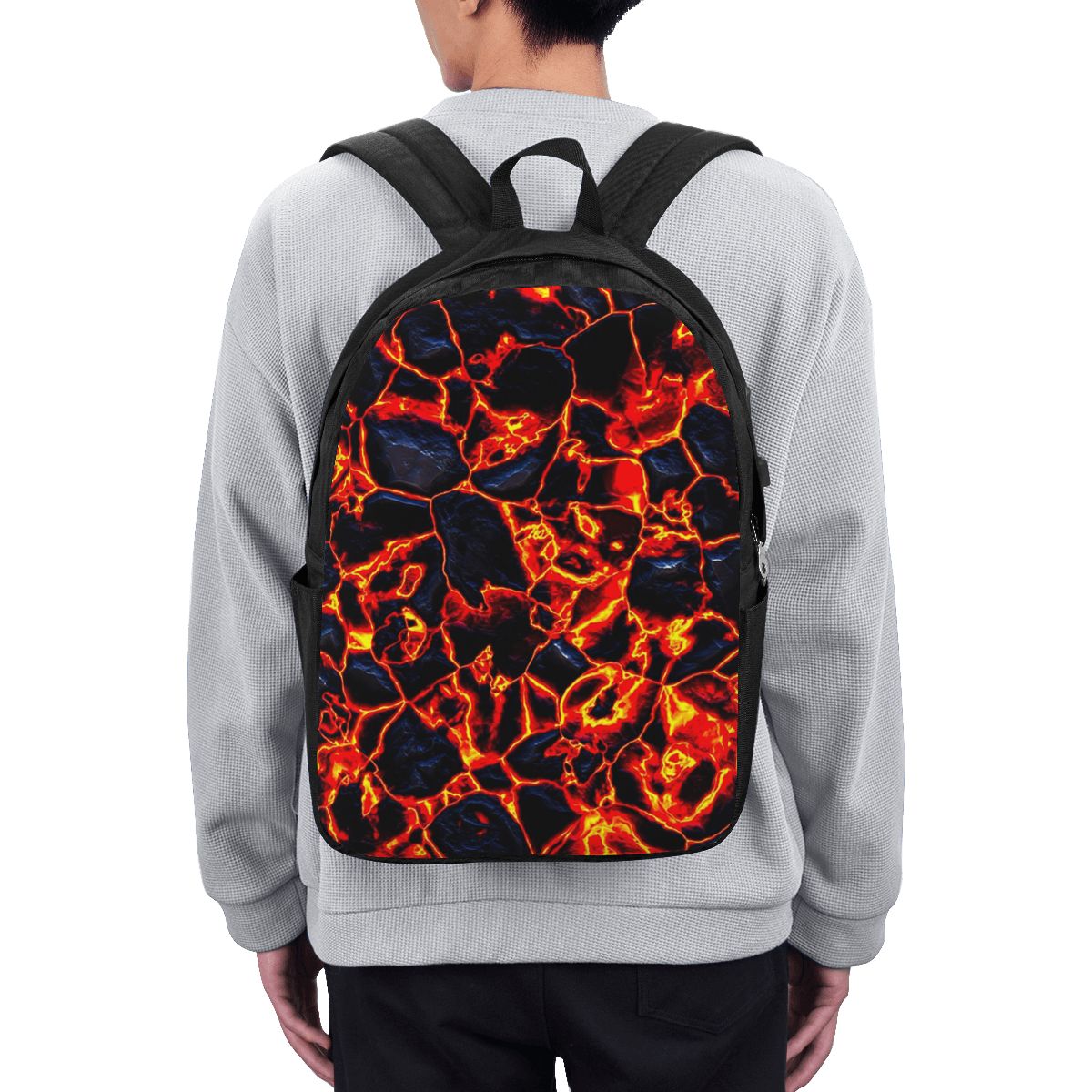 Magma-Vulkan-Lava-Feuer-Rucksa – Laptop Bag Bewertung und Preis
