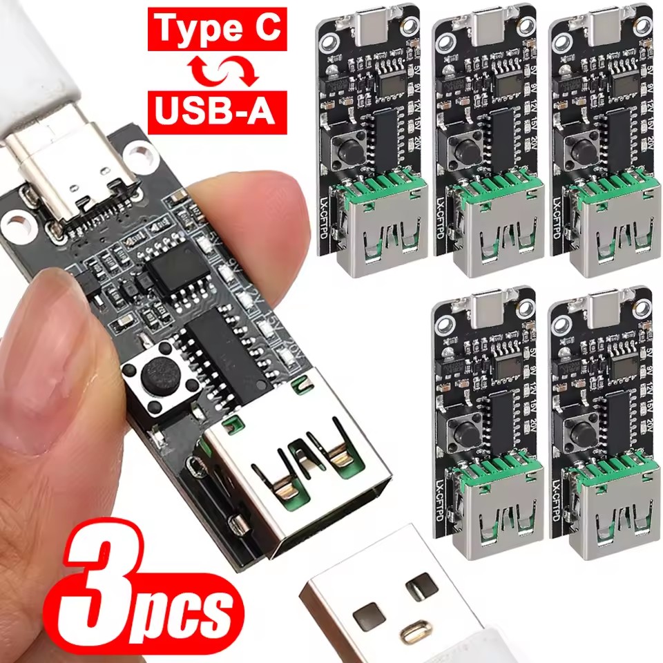 1-3PCS USB-C 5A PD Trigger Boa – Usb C Hub Bewertung und Preis