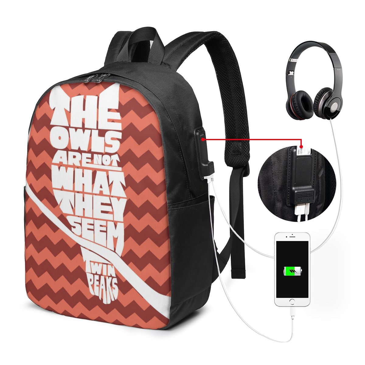 Twin Peaks Red Room Rucksack,  – Laptop Bag Bewertung und Preis